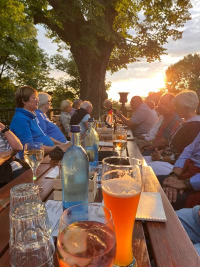 Ganz nebenbei wurde auch die gute Gastronomie von Annette genossen.