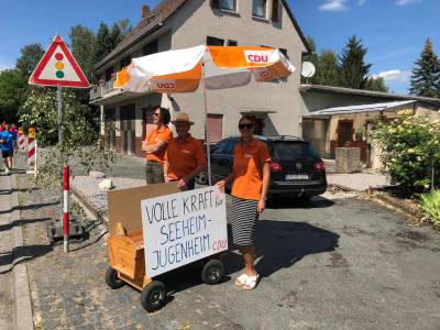 Auch am So. 25.8. waren wir in Ober-Beerbach mit dabei.