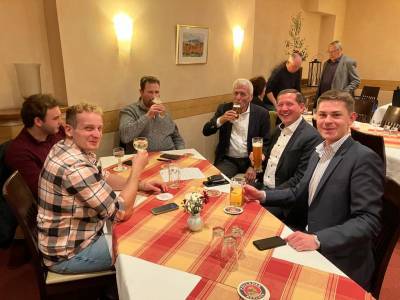 Dem offiziellen Teil schloss sich ein gemtliches Beisammensein an.