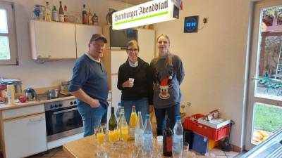 Das Balkhuser Cateringteam mit Gnter und Lea Hoffner hat wieder einen tollen Brunch geboten.