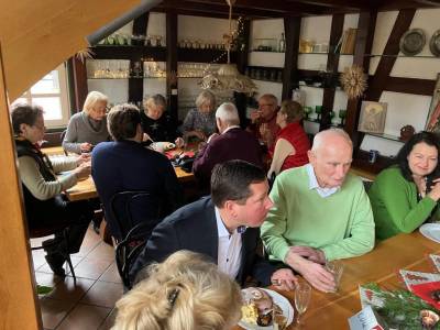 Das warme und kalte Buffet fand groen Zuspruch.