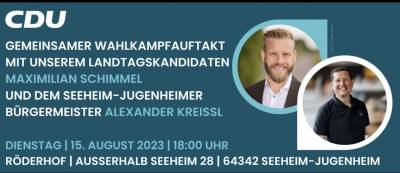 Einladung zum Wahlkampfauftakt