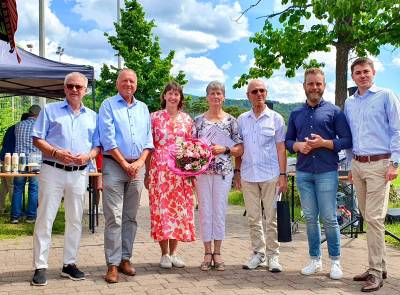 Zum Abschluss des formellen Teils der Veranstaltung wurden Angelika und Henning Froede, sowie Hans-Gerd Lindlar fr 50 Jahre CDU-Parteimitgliedschaft geehrt.