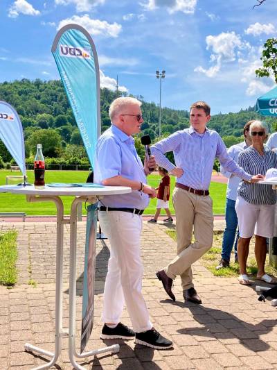 Nach der Erffnung der Veranstaltung durch den Vorsitzenden Max Panhans sprach Michael Gahler MdEP zur anstehenden Europawahl.