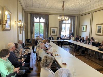 Das Abgeordnetengesprch mit Maximilian Schimmel und Peter Franz bot allen Besuchern einen intensiven Austausch.