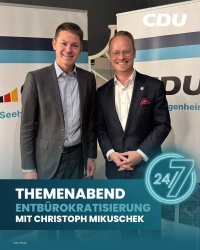 Im Brandhof konnten wir mit Christoph Mikuschek das Thema B�rokratieabbau intensiv diskutieren. Der Landtag hat dazu im Dezember 120 Vorschriften reduziert oder vereinfacht.