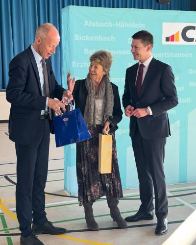 Der Neujahrsempfang markierte nicht nur einen gelungenen Start der CDU Seeheim-Jugenheim in das Jahr 2026, sondern auch einen besonderen Moment f�r die Gemeinde.