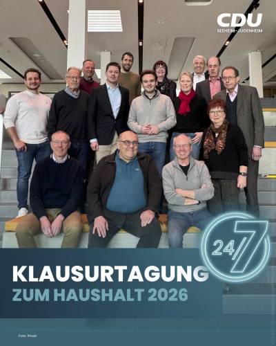 Die Haushaltsklausur fand in diesem Jahr wieder bei Lufthansa Seeheim statt.