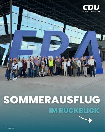 Der Sommerausflug zum Frankfurter Flughafen war schnell ausgebucht und die Teilnehmer waren begeistert vom sehr informativen Programm der FRAPORT - daf�r herzlichen Dank.
