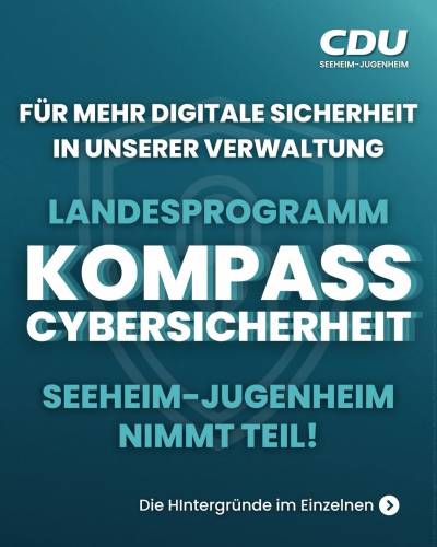 Unsere Kompassinitiative zur Cybersicherhait fand Zustimmung.