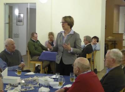 Gastrednerin Karin Wollf, MdL forderte fr die kommenden Wahlkmpfe mehr Aufrichtigkeit in der politischen Argumentation.