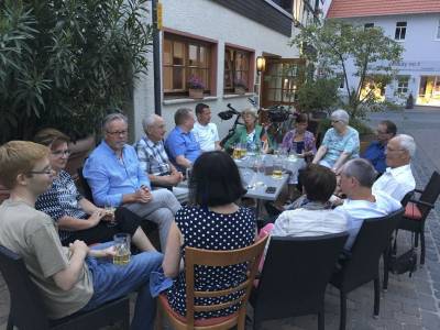 Kreissl berichtete von vielen neuen Kontakten, die er bisher knpfen konnte.