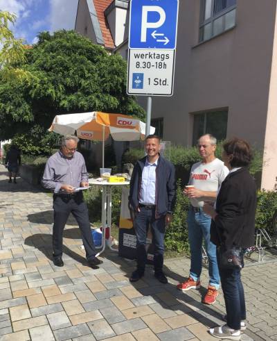 In Jugenheim und Seeheim waren wir whrend der Woche der CDU mit einem Infostand prsent.
