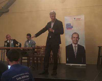 Ole von Beust befasste sich mit den ngsten der Menschen vor Vernderungen und thematisierte auch die Entwicklung der CDU.