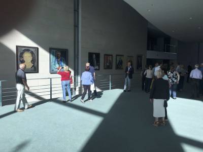 Die Galerie der ehemaligen Bundeskanzler zeigt auch die Stilnderungen der Knstler seit Beginn der Bundesrepublik.