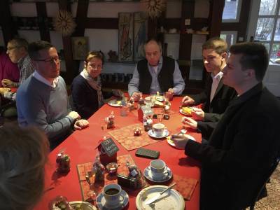 An politischem Smaltalk hat es nicht gefehlt.