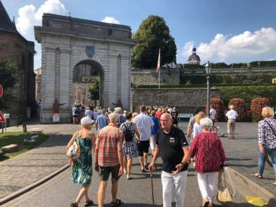 Leider kamen wir durch einen Stau auf der A3 versptet in Weilburg an.