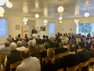 Gastredner war diesmal Kanzleramstminister Prof. Helge Braun, der ausfhrlich auf alle aktuellen Herausforderung fr Deutschland einging.