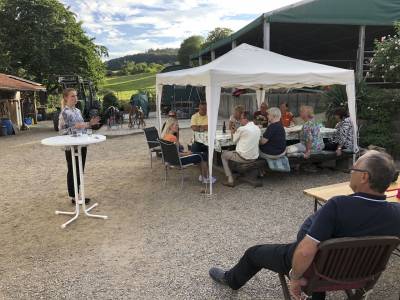 Lea Hoffner erzhlte von ihrer erfolgreichen Karriere im Western Dressurreiten und dem intensiven Trainingsaufwand.