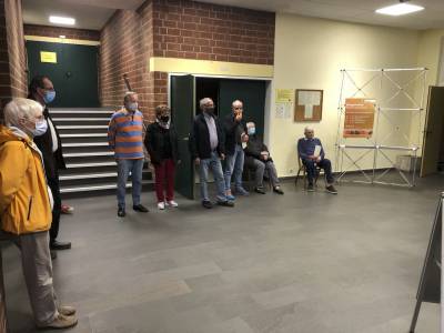 Letzte Station der Tour war Jugenheim. Hier ist die Dachsanierung bereits terminiert.