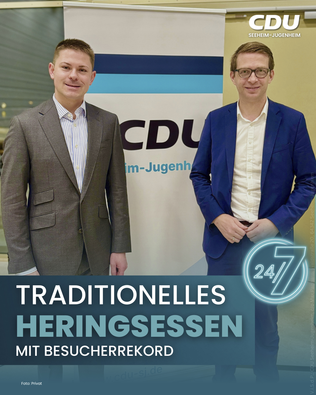 Max Panhans mit StSek. Michael Ruhl